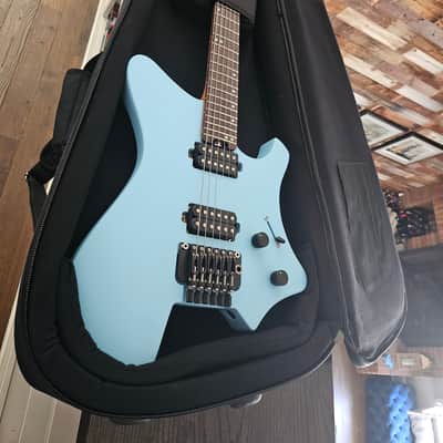 Eart Electric Guitars Headless GW2-TE 2024 - Sky Blue image 8