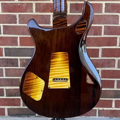 PRS Private Stock McCarty 594 Semi-Hollow Tremolo, Sandstorm Dragon's Breath, East Coast Wide Flame Maple Top, Black Limba Body, Curly Maple Neck, Brazilian Rosewood Fretboard image 7