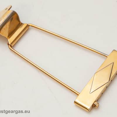 Original 60's Gibson Diamond Trapeze Tailpiece Gold - ES-345, ES-355, Etc image 1