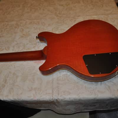 Custom Jam City Guitar by Jim Weyandt Double Cutaway - Flametop image 10
