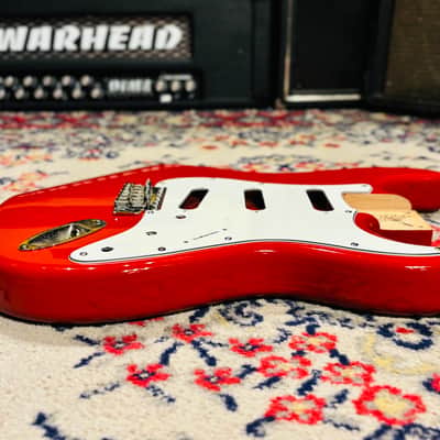 Warmoth Stratocaster Body USA - Dakota Red image 9