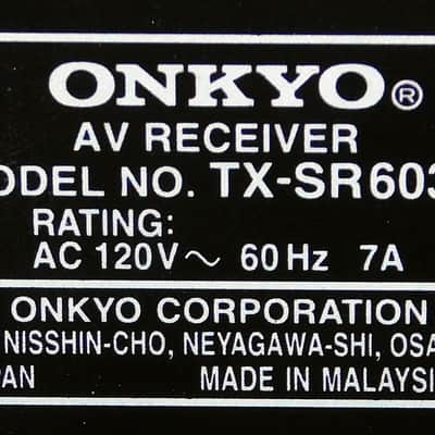 Onkyo TX-SR603X receiver wtih remote all channel stereo mode image 4