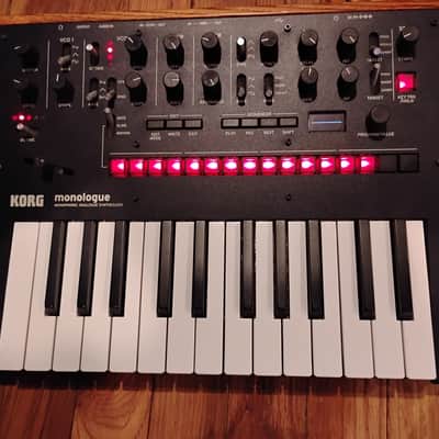 Korg Monologue Monophonic Analog Synthesizer 2016 - Present - Black