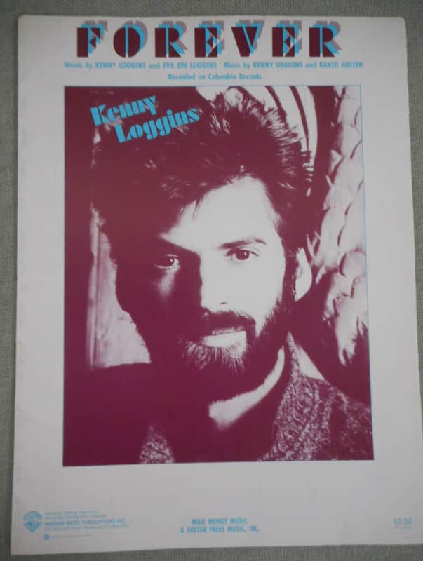 Warner Bros. Kenny Loggins "Forever" Sheet Music 1985 image 1