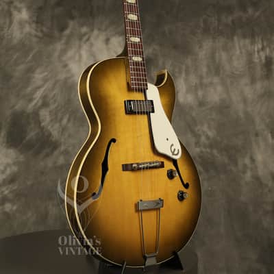 all original 1965 Epiphone E452T Sorrento ROYAL OLIVE image 10