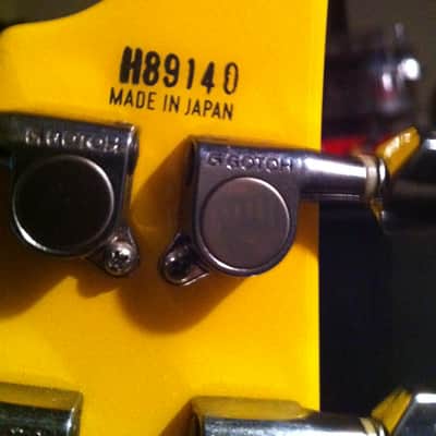 1989 Fender Branded RR8 Yellow Heartfield with Heartfield Case image 4