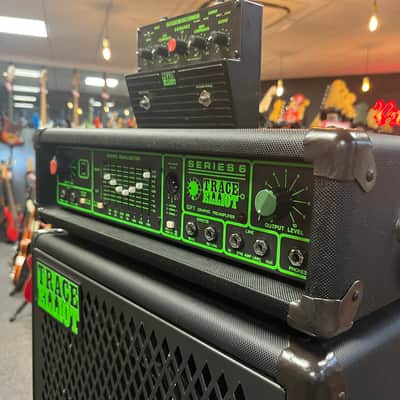 Trace Elliot AH2007S Amp Head-2103X 210 Speaker Cab-1153T 115 Speaker Cab SMX Dual Compressor Complete Vintage Stack 1996 - Black image 5