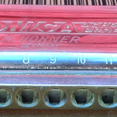 Hohner Chromonica 64 pro model chrome harmonica. image 3