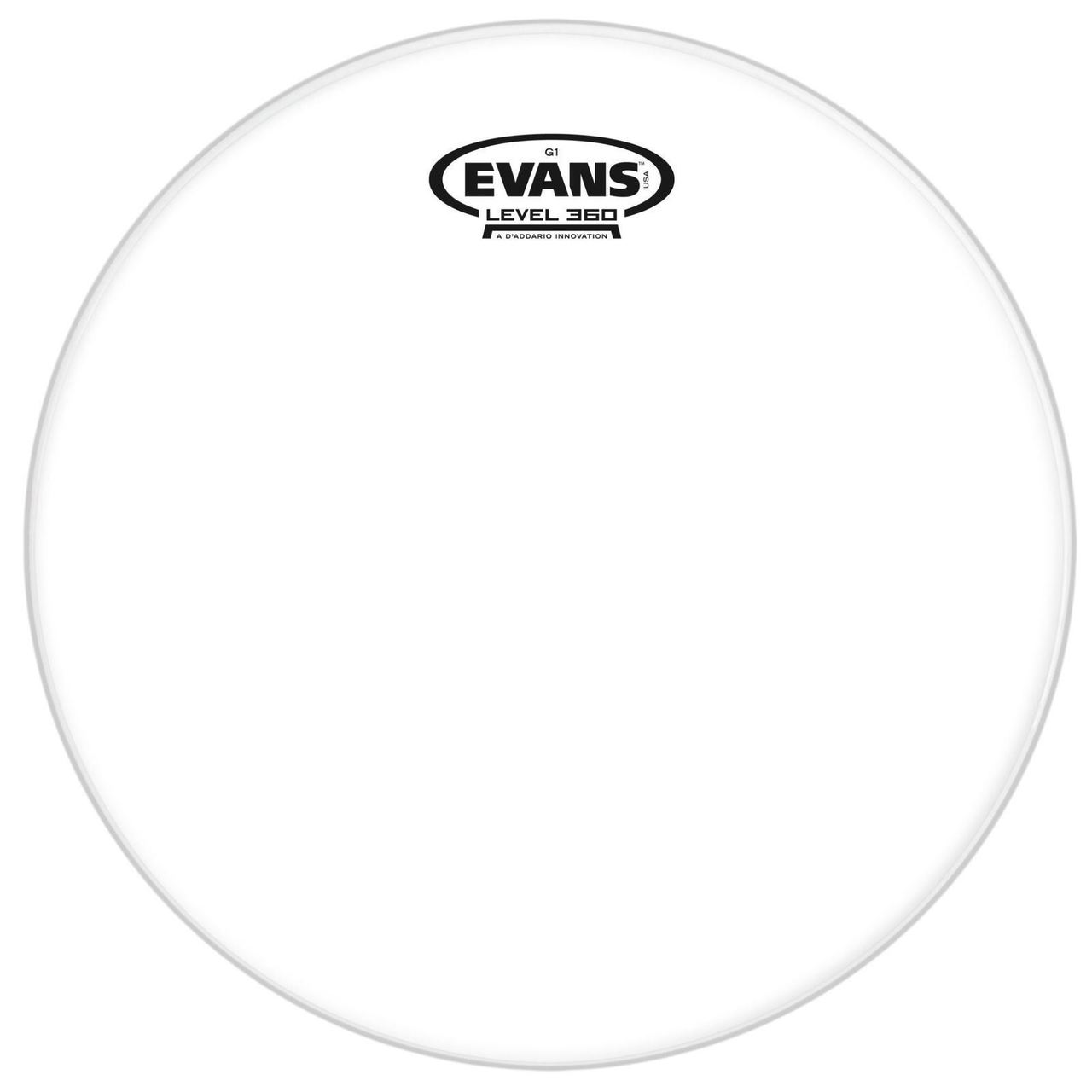 Evans 12" G1 Clear Tom Drum Batter/Resonant Head TT12G1 USA* — main photograph