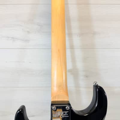 Vinci Signature S-Style Electric Guitar Black w/ Gig Bag – Strat Style Player image 9