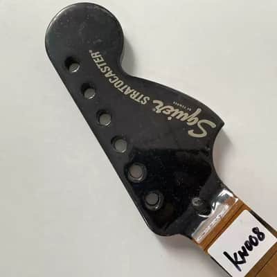 Fender Squire STRATOCASTER Electric Guitar Headstock and Neck—22 Frets—No Frets image 2