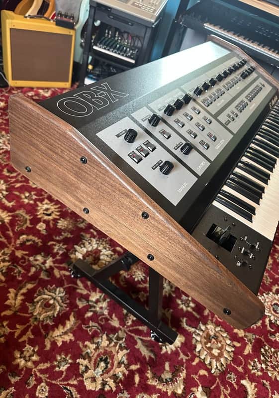 Oberheim OB-X Solid Walnut Replacement Wood Sides image 1