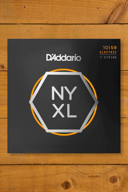D'Addario NYXL1059 Nickel Wound 7-String Electric Guitar Strings - 10-59 image 1