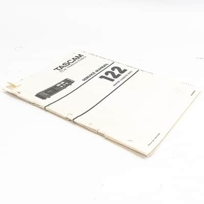 Tascam 122 Master Cassette Deck Service Manual – Original image 3