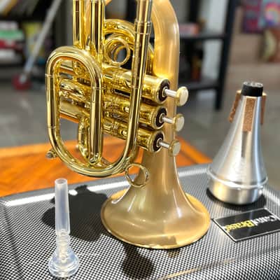Carol Brass Pocket Trumpet CPT-3000-SLB image 9