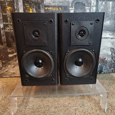 KLH KLH 911B  pair of compact, 2-way passive bookshelf speakers, 90s  - Black image 3