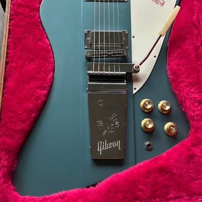 Gibson Firebird V Pelham Blue Vibrola Limited Edition image 2