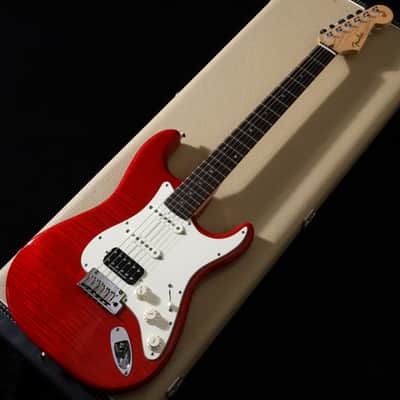 FENDER CUSTOM SHOP Custom Deluxe Stratocaster with Flame Maple Top, HSS, Candy Red [7586] (03/23) image 5