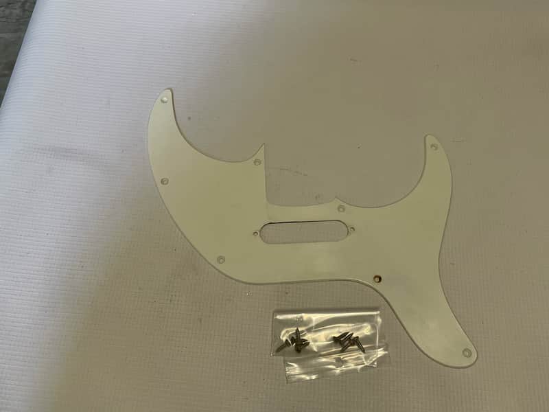 1989-91 Charvel Jackson Model Spectrum White Factory Guitar Pickguard 1 Ply