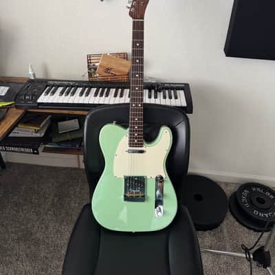 Fender Limited Edition American Professional Telecaster with Rosewood Neck 2017 - 2018 - Surf Green image 2