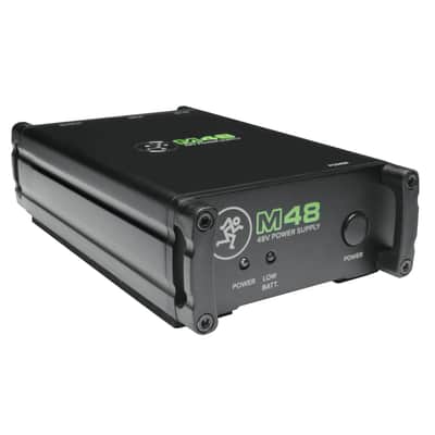 Mackie M48 Battery and Wall-Powered 48V Phantom Power Supply with XLR I/O image 2