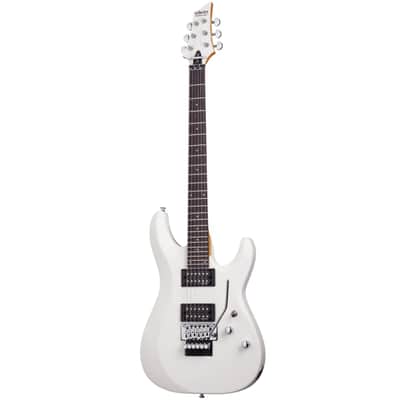 Schecter C-6 Deluxe Floyd Rose - Rosewood Fingerboard, Satin White image 1