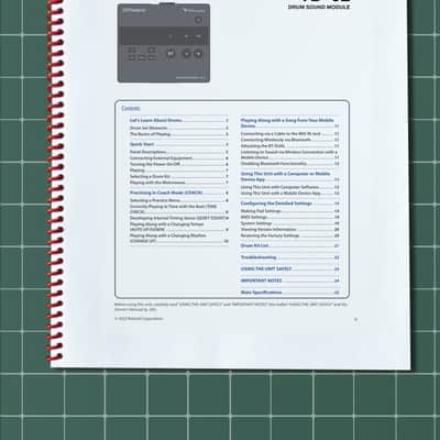 Roland TD-02 — 2 in 1 Owners Manual Guide Instructions — 38 Pages — USA Made