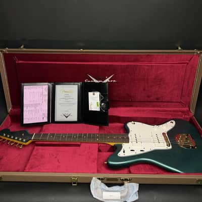 Fender Custom Shop 1962 Jazzmaster Deluxe Closet Classic - Sherwood Green Metallic w/ Gold Hardware image 14