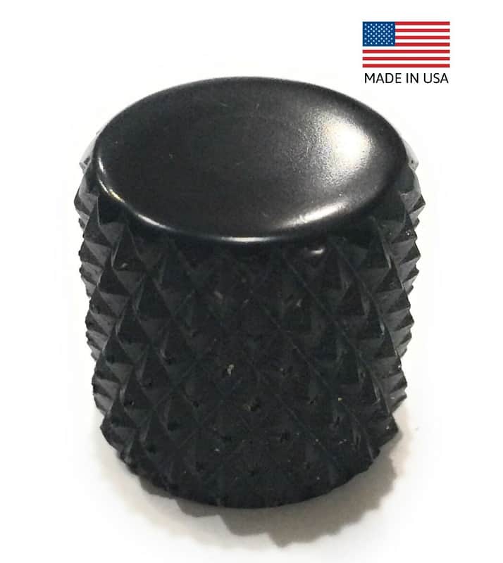 Electric Guitar Knobs - Qty 2-Black Extra Course image 1