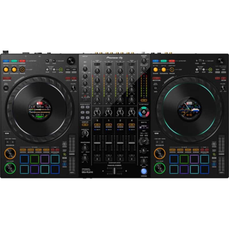 Pioneer DJ DDJ-FLX10 4-Channel DJ Controller for rekordbox and Serato DJ Pro (Black) image 1