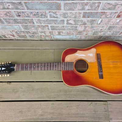 Vintage 1967 Gibson B-45-12 Twelve String Acoustic Guitar Project! image 2