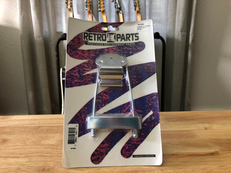 Retro Parts Gibson Style Trapeze Tailpiece (Chrome) RP299C image 1