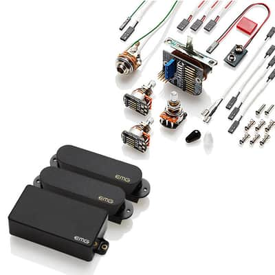 EMG SA/SA/85 HSS Pickup Set, Black image 4