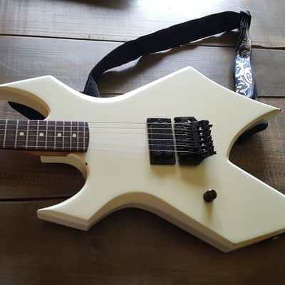 BC Rich Warlock LEFT Handed USA Custom Shop 1987 White Pearlescent image 1