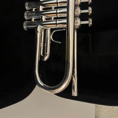 Sonare TRC-800 silver C trumpet with case great shape image 4