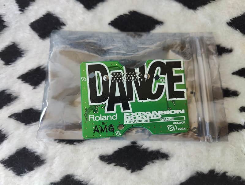 Roland SR-JV80-06 Dance Expansion Board 1990s - Green image 1