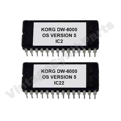 Korg DW-6000 Os Version 5 Firmware Update Upgrade Eprom DW6000 Sistema Operativo