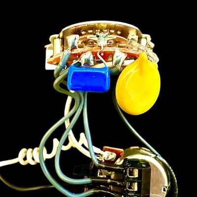 Deluxe Anderton Modified 5 way with Series Taming Caps Solderless Wiring Harness for 2 pickup guitars - Strat Style or Tele!!!!!  NEW image 6