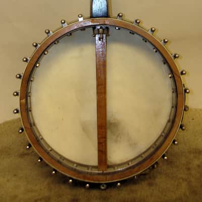 Hughes 17 Fret "Irish" Tenor Banjo 1920's W/ Orig GEIB Case image 6
