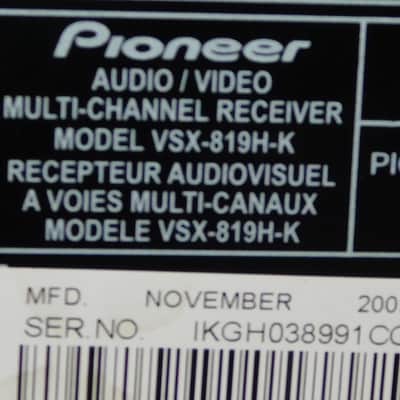 Pioneer VSX-819H-K Receiver image 5