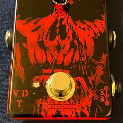 Xenocoder Templar Dirt Distortion Pedal Custom Horror Art #7/10 Black Death image 1