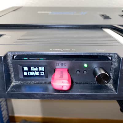 USB Floppy Emulator for the Korg DSS-1 or DSM-1 with rotary knob & pre-loaded 16gb USB Drive image 2