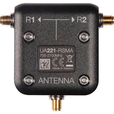 Shure UA221-RSMA Reverse SMA Passive Antenna Splitter Regular Band 1 Black image 2