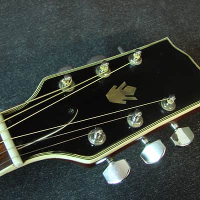 Vintage Made In Japan J-200 Jumbo Acoustic Guitar Ibanez Matsumoko MIJ J200 w/Bag image 9