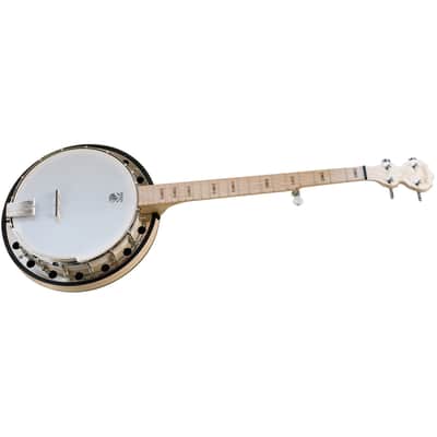 Deering Goodtime Two Left-Handed 5-String Resonator Banjo, Natural Blonde Maple image 2