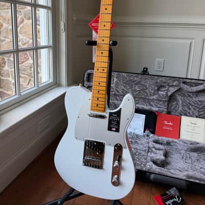 2026 Fender American Ultra II Telecaster Maple - Avalanche White image 4