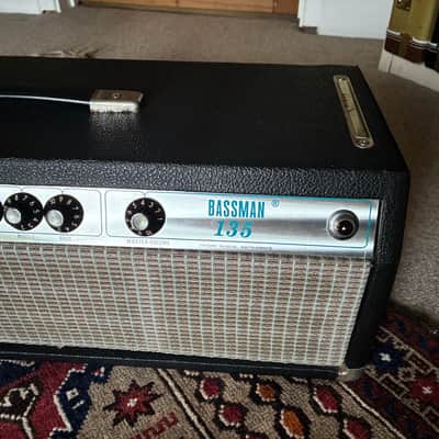 Fender Bassman 135 2-Channel 135-Watt Guitar Amp Head 1977 - 1980 - Silverface image 5