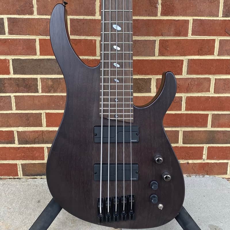 Caparison Brocken 5-Bass, Trans Black Matte, Fishman Fluence Pickups, Caparison Gig Bag image 1