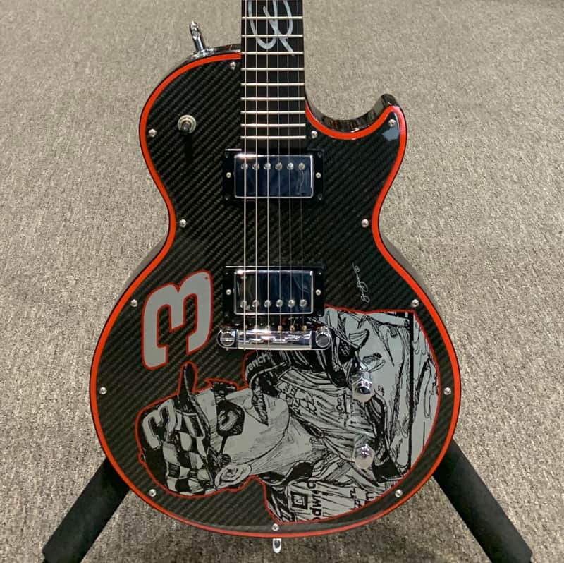 2001 Gibson Limited Edition Dale Earnhardt Les Paul - Sam Bass Art with Hardshell Case, and COA image 1