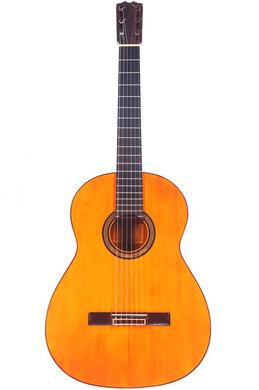 Hermanos Conde 1968 media luna made by Faustino Conde - spectacular sounding guitar - plays amazing - check video! image 1